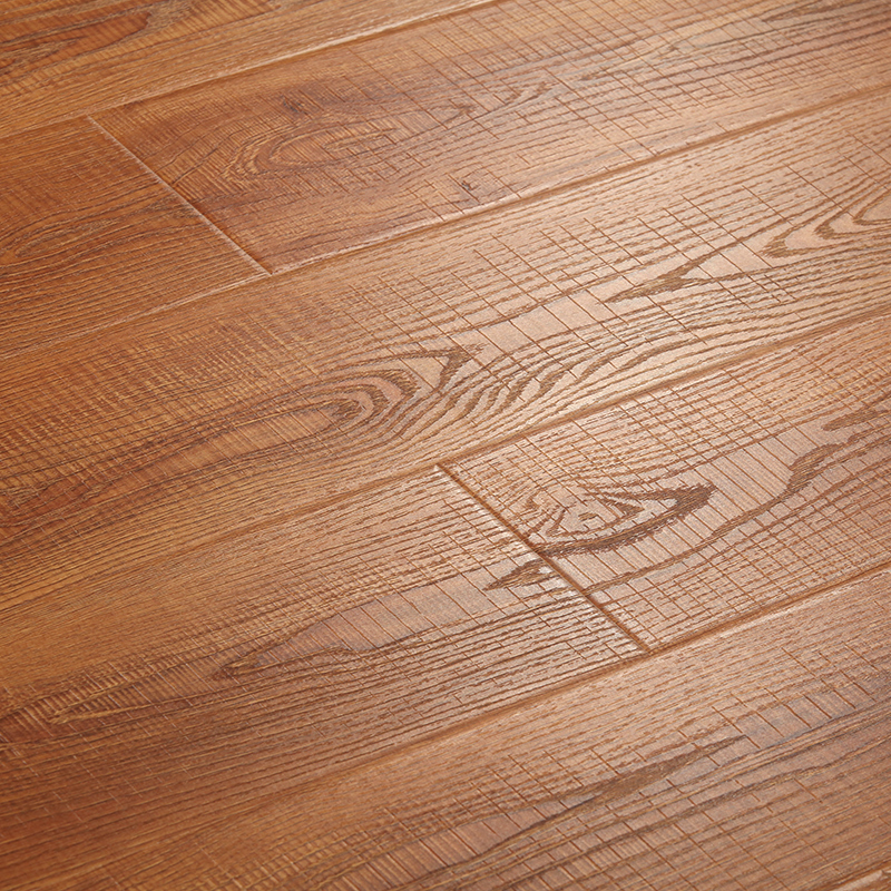 強化復合地板的理想選擇 12mm歐式灰色仿古木地板解析